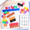 Sayglossy 10 Sets Fraction Tiles Set for Math Classroom Fractions