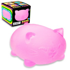 Zuvooi Stress Cat Toy, Gel Filled Squishy Toys for Kids Stress Relief - High Density Squeeze Balls for Students Calming, Fidgets for Classroom Prize
