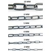 Heavy Duty Galvanised Metal Link Chain Stainless Steel for Bike