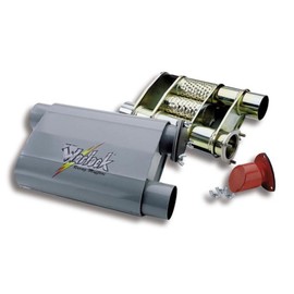 Flowtech 50552FLT Warlock Bypass Series Racing Muffler