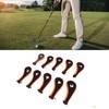 10 Pcs Golf Iron Head Cover Set with Zipper Golf