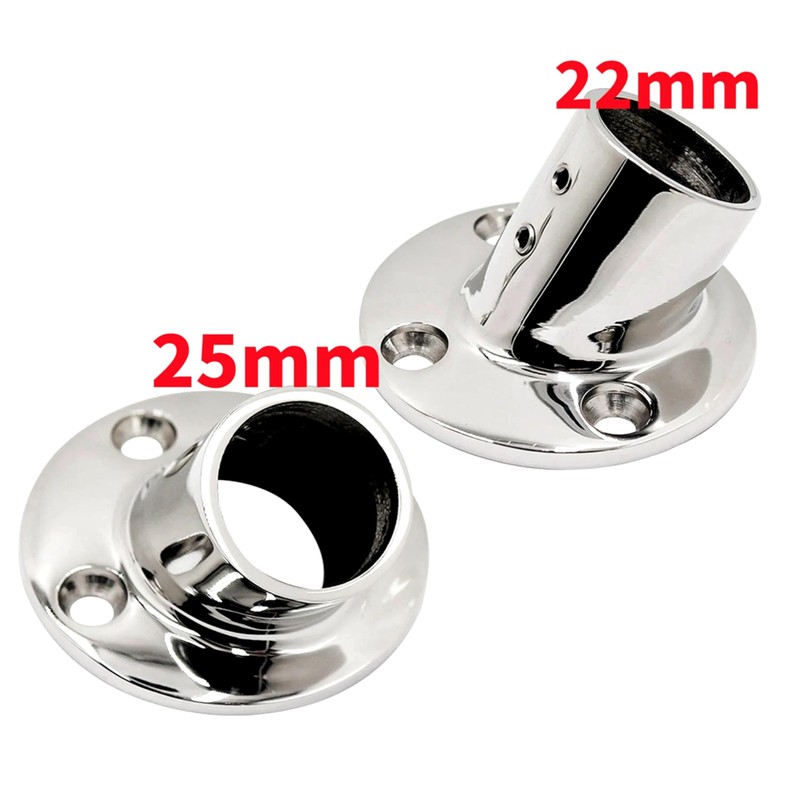 Heavy Dudy 316 Stainless Steel Boat Round Base,30°/45°/60°/90° Marine Yacht