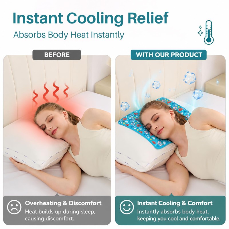 Cooling Gel Pad for Bed - Cooling Seat Cushion with