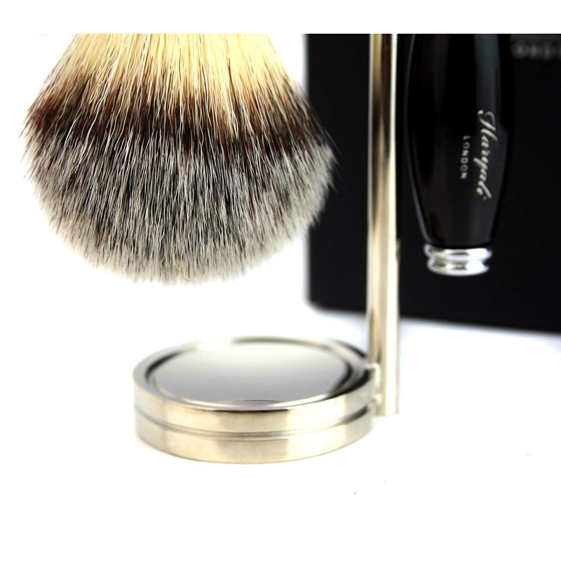 Vintage De Safety Razor Luxury Shaving Set with Synthetic Hair