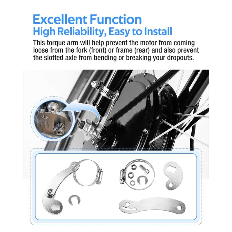 XIUWK 2 Set Thickened Torque Arm Conversion Kit for Electric