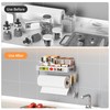 Paper Towel Holder Wall Mount, MAYZOLOP Easy One-Hand Tear Design