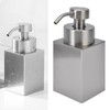Hand Sanitizer Bottle Silver Large Capacity Non Slip 304 Stainless