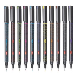 Flair Hotline Fineliner Hi Quality Metal Tip pack of 10 pens
