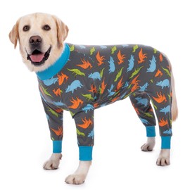 Axcimond Dog Surgery Recovery Suit Dog Onesies for Large Dogs Spayed Dog Recovery Suit Dog Cone Alternative After Surgery Abdominal Wounds Protector Dog Bodysuit for Medium Large Dogs Pajamas