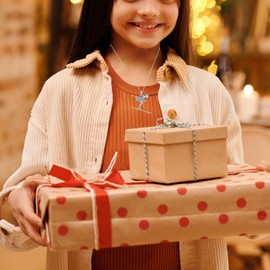 SUMFAN Ski Necklace Gifts for Girls Women,Sports Lovers Birthday Gifts for Girls Daughter and Niece