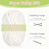 Coopay Chunky Chenille Yarn, 8 Skeins Soft Plush Yarn for