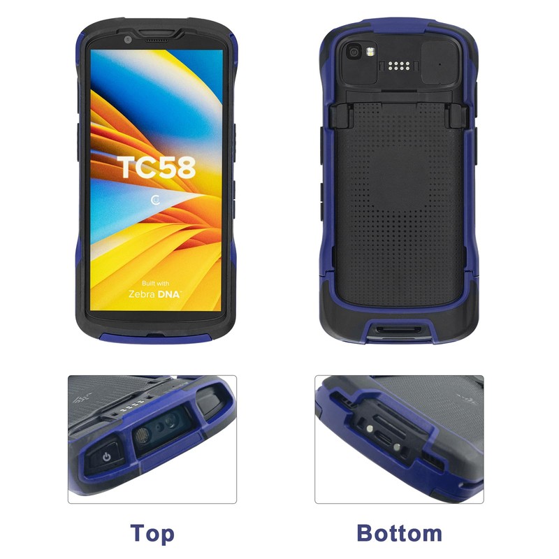 Protective Case Bumper Cover for Zebra Symbol TC53 TC58 Handheld