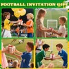Ourdort Children's Football Party Bag with Whistle Bracelet Keyring Football