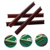 Totority 4Pcs Wooden Mahjong Push Tile Ruler Precision Crafted Game