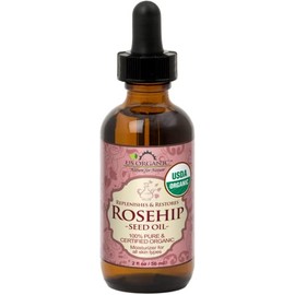US Organic, Aceite de Semillas de Rosa Mosqueta, Certificado Orgánico por USDA, 100% Puro y Natural, Prensado en Frío, Virgen, Sin Refinar, Botella de
