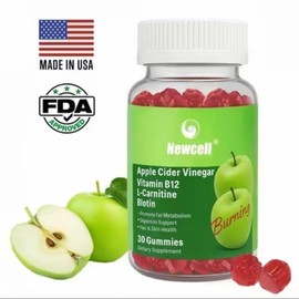 Newcell Apple Cider Vinegar Gummies Formulated to Support Normal Energy Levels & Gut Health -Supports Digestion Detox & Cleansing Vitamin Natural Digestive Wellness - Specification: The Ultimate Package(4 pcs)