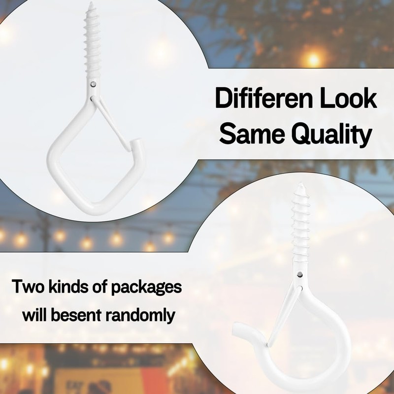10PCS Ceiling Hooks - Heavy Duty Wall Hooks for Hanging
