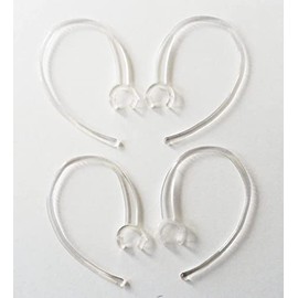 Universal Small Clamp Bluetooth Ear Hook Loop Clip Replacement Clear-4