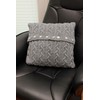 Knitting Pattern for Cable Cushion Cover, Pillow Cover Cabled Knitting