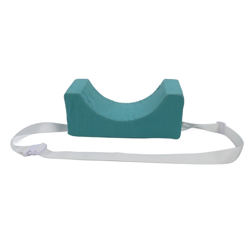 Head Positioner Pillow Green Cotton Cloth Comfortable Breathable Adjustable Neck