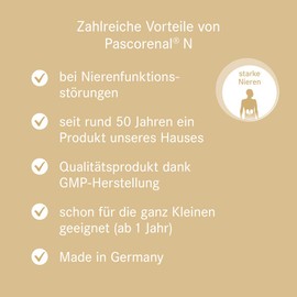 Pascoe® Pascorenal N: for Kidney Disorders - for Strong Kidneys - with Parsley (Petroselinum) & Winter Horsetail (Equisetum Hiemale) (100 ml)