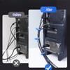 100 Pcs Releasable Reusable Zip Ties, 6 Inch Heavy Duty