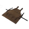 Woodworking Shop Apron Large Capacity Pocket Adjustment Shoulder Straps Waxed