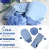 Amazing Harmony 3 Piece Body Sponge Set Mittens Sponge Towel