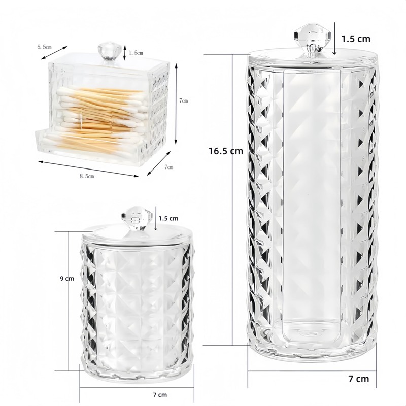 PUTOAHAO Makeup Tool Holder (Zsw, Transparent, D-2)