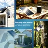 AQUZO 6W Solar Panel Charger for Outdoor Security Camera