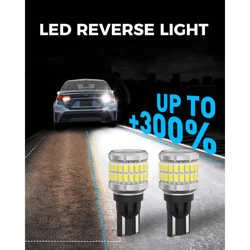 20 Pieces Interior LED Light Kit + Back Up Bulb