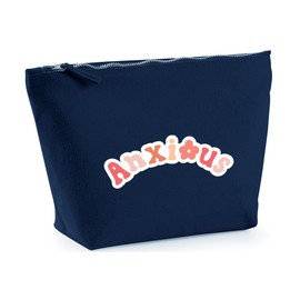 Hippowarehouse Anxious Flower Printed Make up Cosmetic wash Bag 18x19x9cm