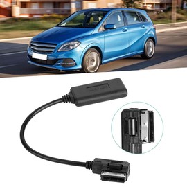 Aramox Receptor AUX para Coche, módulo Bluetooth Cable Receptor AUX Audio estéreo Música Bluetooth 5.2 Conector Adaptador Apto para -Benz AMI Multimedia
