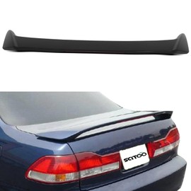 SCITOO ABS Rear Trunk Spoiler Wing with 3rd Brake Light Spoiler Wing 1998-2002 for Honda Accord - 1 Pack
