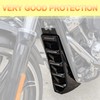 KAKABAS Black Chin Fairing Spoiler with LED Lights Compatible with