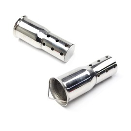 CHANGCHENG 2PCS Exhaust Baffle Silencer Exhaust DB Killer Silencer Muffler Noise Eliminator Fit for 2 inch Motorcycle Exhaust Pipe