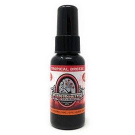 Blunt Power Air Freshener Spray - Tropical Breeze Red, 1.5 Oz - Long-Lasting Oil-Based Room and Car Deodorizer
