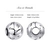 La Menars Zodiac Star Sign 925 Sterling Silver Bead Charm