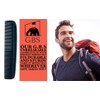 G.B.S 5.07-in Styling Essentials Fine Comb, Black, Set of 10