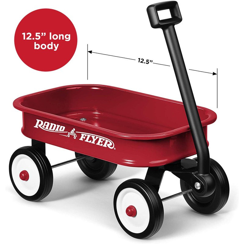 Radio Flyer Miniature Kids Wagon 12.5”, Toy Wagon with Wheels,