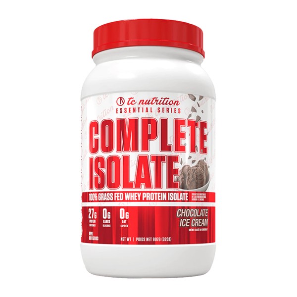 TC Nutrition Complete Isolate Protein Chocolate Ice Cream 29 Servings
