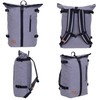 New Rebel Courier A4 Roll Up Messenger Backpack + Bottle,