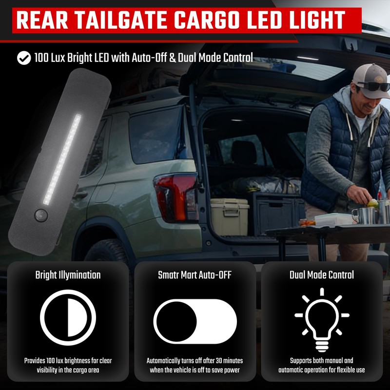 ISINFLASH Rear Tailgate Cargo Light Assembly Compatible with Honda Passport