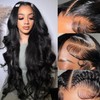 ULRICA Body Wave Lace Front Wigs Human Hair Pre Plucked
