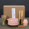 Taefuhnn 6 Pcs Matcha Whisk Set Making Kit with Bamboo