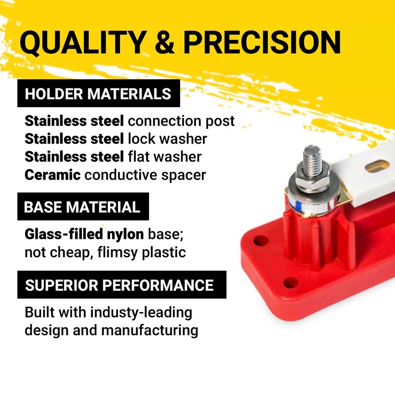 Spartan Power Large ANL Fuse Holder Red