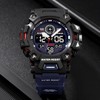 Men Digital Sports Watch Stopwatch Calendar Alarm Function Dual Time