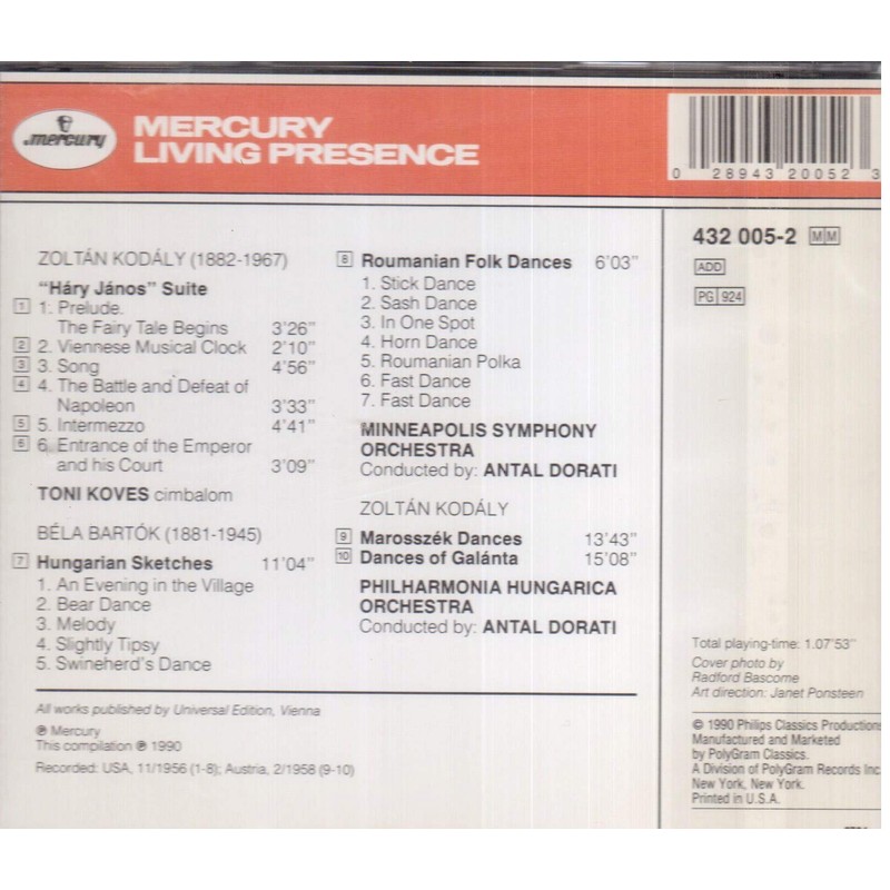 Dorati Conducts Kodály and Bartok