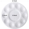 6 Pack Paint Tray Palettes, Plastic Paint Pallet for Kids