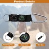 Military Compass,3 in 1 Multifunction Compass, Waterproof Mini Portable Thermometer